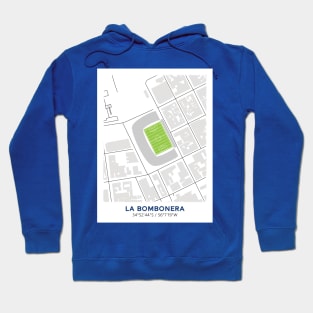 La Bombonera Map Design Hoodie